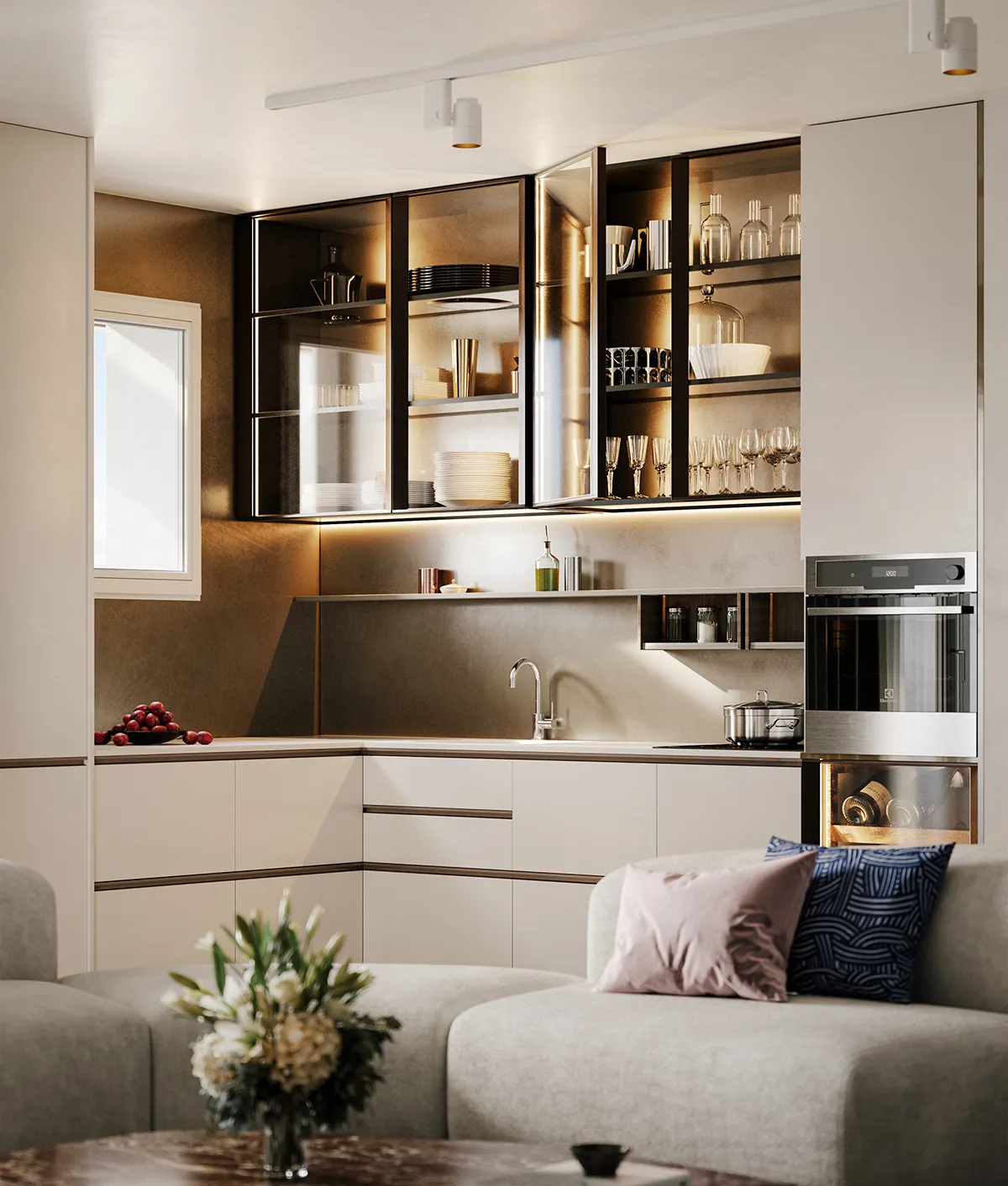 Silea: Porta Venezia Living – cucine moderne integrate in bilocali, trilocali e quadrilocali, con finiture di alta qualità e soluzioni su misura.